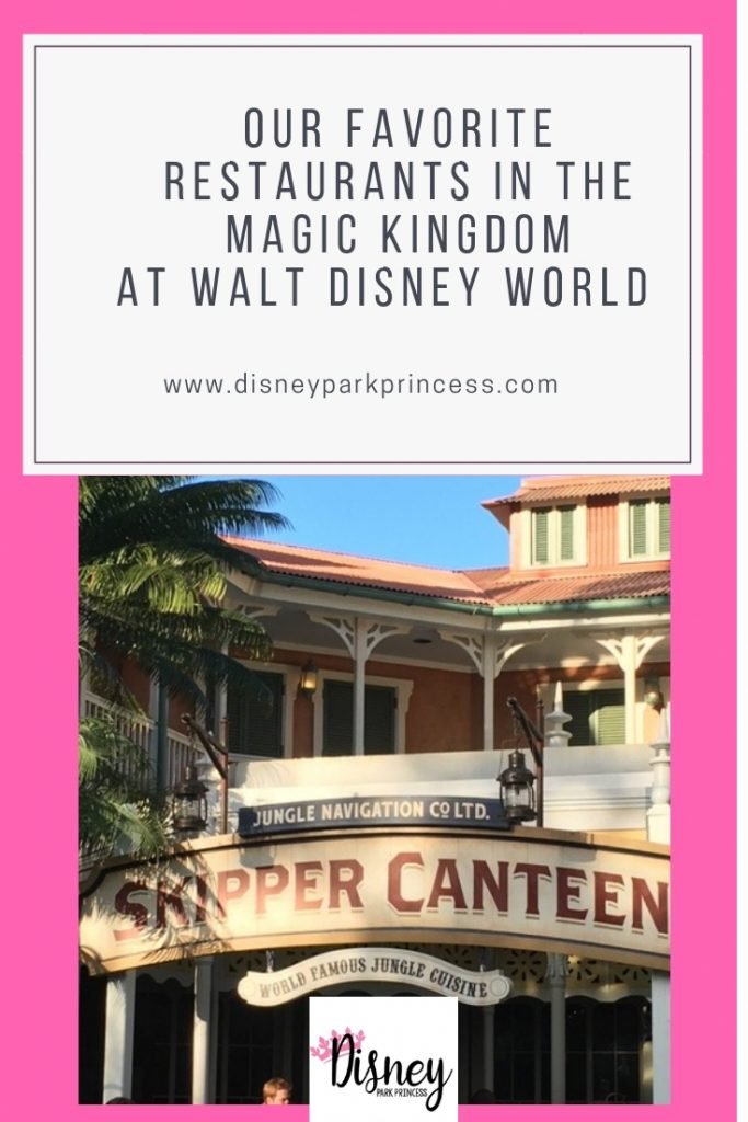 Walt Disney World Magic Kingdom dining restaurants