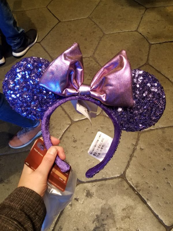 Purple Minnie Mouse Ears