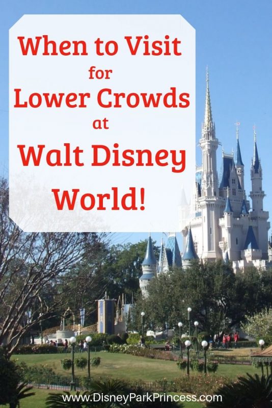 Crowds are a reality at Walt Disney World but there ARE times to visit when the crowds are lower! Learn how we decide when to vsit Walt Disney World for lower crowd levels. #disneyworld #waltdisneyworld #planning 