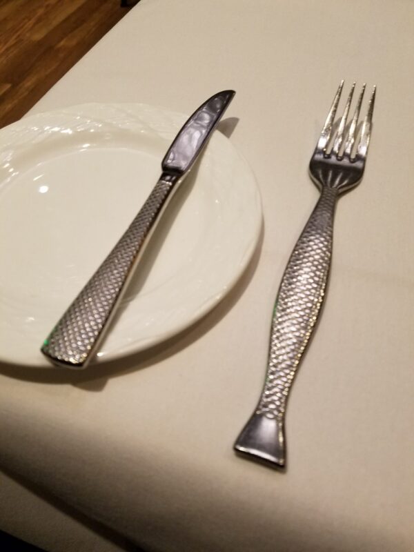 Flying Fish Cafe Silverware at Walt Disney World