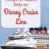 Disney is known for its family friendly parks, hotels, and cruises. But Disney Cruise Line is also perfect for adults, with or without kids tagging along! #disney #disneycruiseline