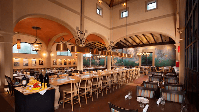 table service restaurant walt disney world via napoli