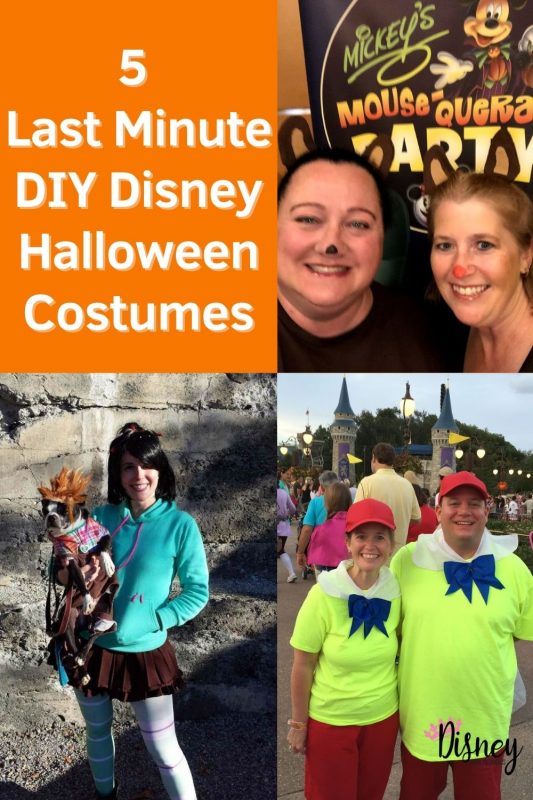 5 Last Minute DIY Disney Halloween Costumes