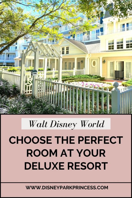 Walt Disney World Deluxe Resort Choose The Perfect Room Category