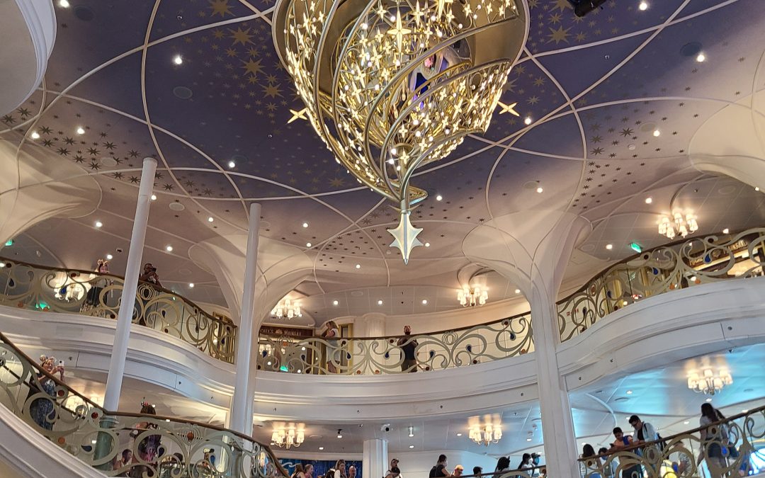 Disney Cruise Line Wish Atrium Lobby