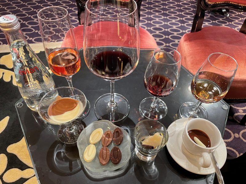 Beverage Tasting Disney Cruise Line Chocolate and Liq