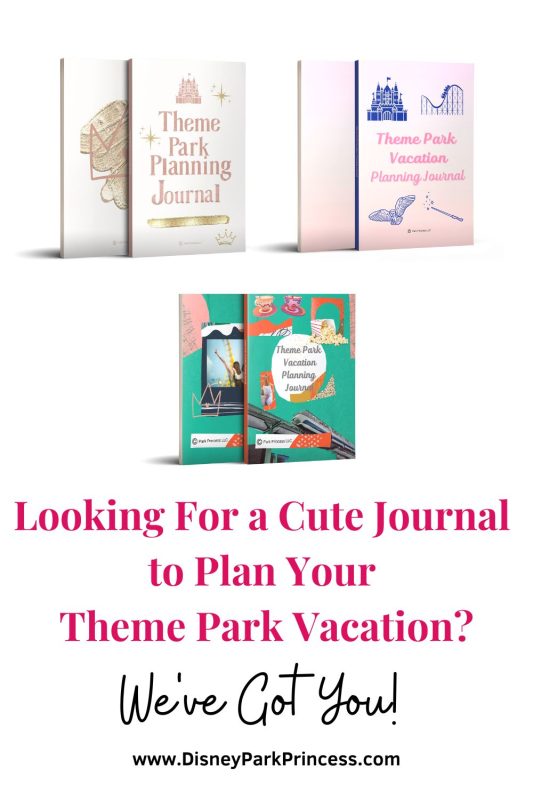 Theme Park Planning Journal Disney Universal