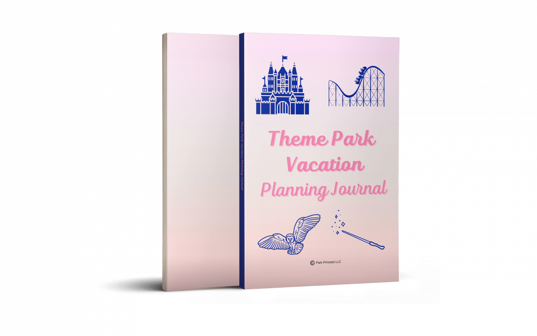 Disney Park Princess Theme Park Vacation Planning Journal – Hardcover